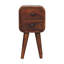 Gelsomina 20cm W Solid Wood Bedside Table-2057575137