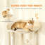 170 cm Cat Tree Large Cat Tower with 7 Scratching Posts Beige