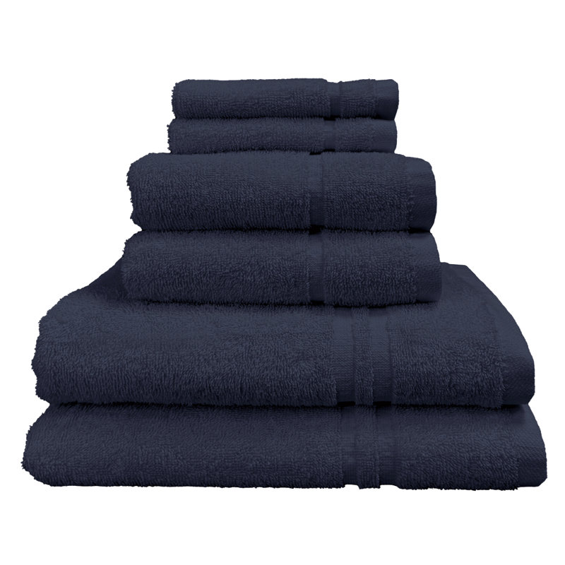 Chilson Essentials 6 Piece Towel Bale Set, Navy