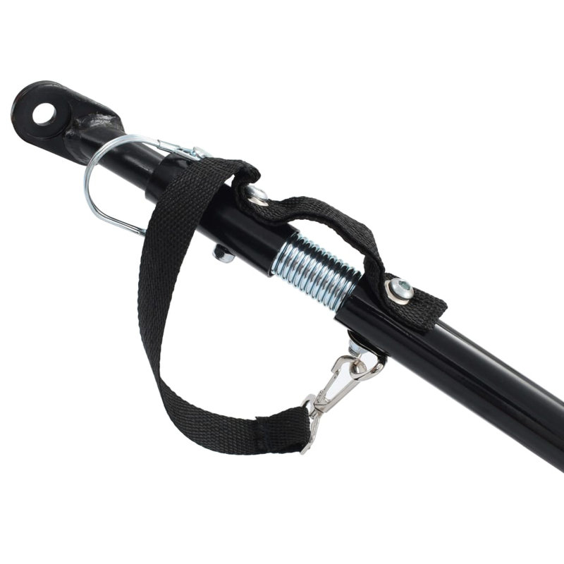 Bike Trailer 130x73x48,5 cm Steel Black