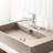 Pull Out Bathroom Sink Tap, Single Handle, Brushed Nickel, Modern Look With Pop-Up Drain Stopper & Deck Plate Faucet In ,-125221945