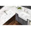 Évier de cuisine en céramique blanche Style - 18 po x 10 po x 33 po, 93 lb, sous comptoir, glacis ultrabrillant, approuvé, tablier antirouille et antidérapant 33 po x 18 po x 10 po, surface pour teinture et rouille