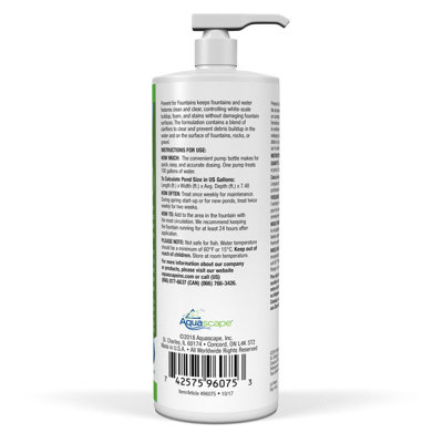 Prevent for Fountains and Waterfalls Algae Control