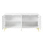 Buffet 60 "avec triangles géométriques et tablettes réglables, armoire de rangement pour la salle à manger, vestibule-768199945