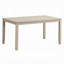 Belle table de salle à manger à finition grise antique, meubles en bois 1pc, formelle contemporaine