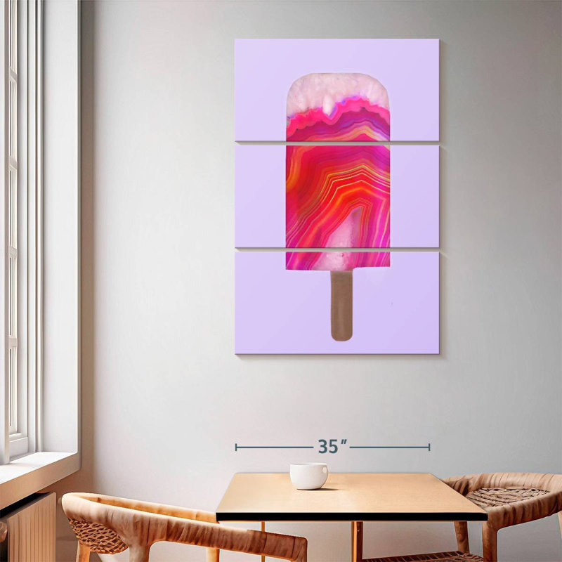 Agate Popsicle, 65" H x 42" W