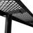 Kristy Commercial Grade Expanded Mesh Metal Outdoor Picnic Table with Anchors-35769256-18937251
