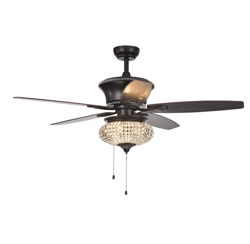 Ventilateur de plafond 5 pales 52 "Laleia, Chaînettes