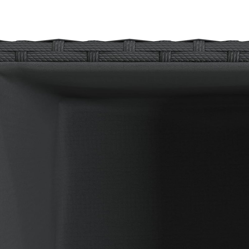 Planter Box, 60cm H x 30cm W x 30cm D, Black