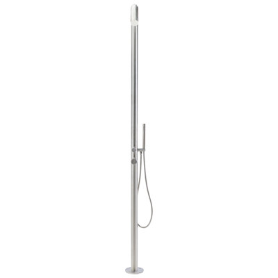 BELIZON 230 cm H Stainless Steel and Brass Free Standing and Footwash Spout