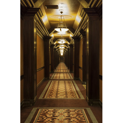 Art Deco Corridor by Jacek_Sopotnicki - Wrapped Canvas Print