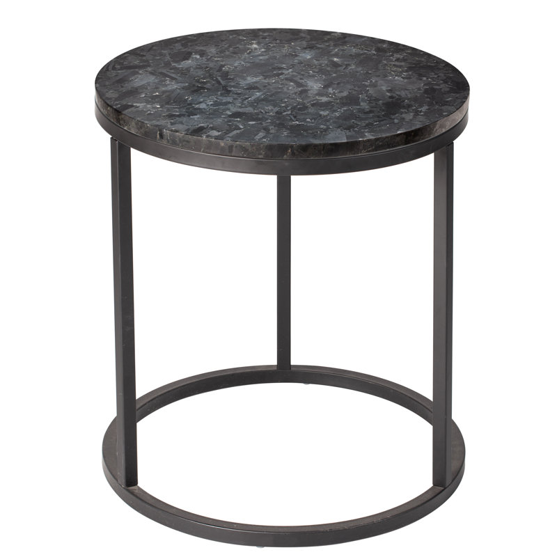 Imel Frame End Table, Black, Black