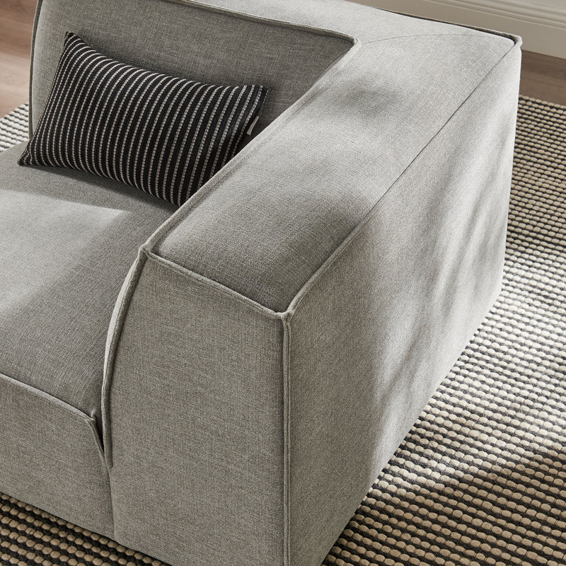 Fauteuil d'angle rembourré Restore Performance, Étain