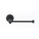 Contemporary II Single Post Wall Mount Toilet Paper Holder