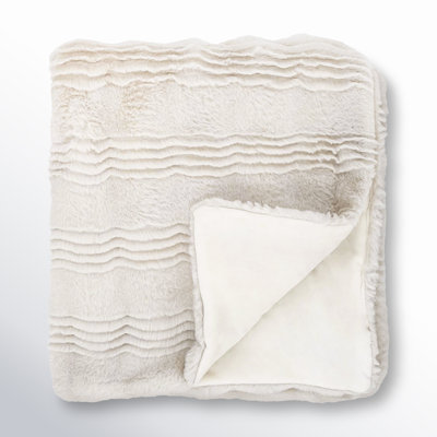 Gae Faux Fur Throw