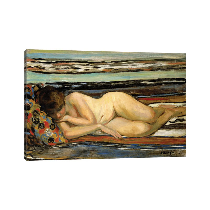 Henri Lebasque - Wrapped Canvas Painting, 20.32 cm H x 30.48 cm W