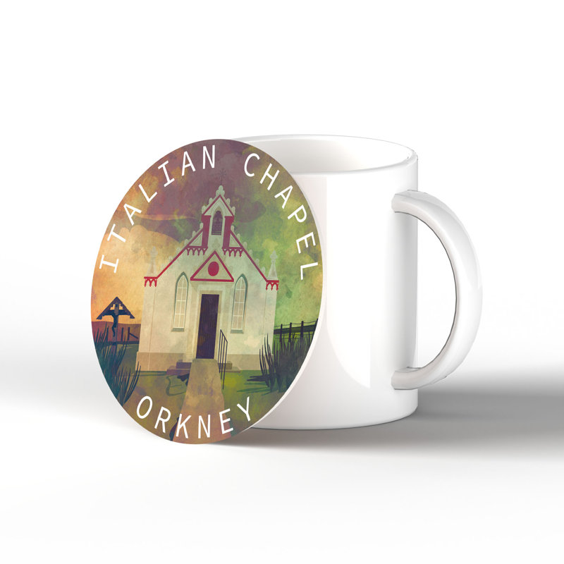 Ceramic Round 1 Piece Coaster