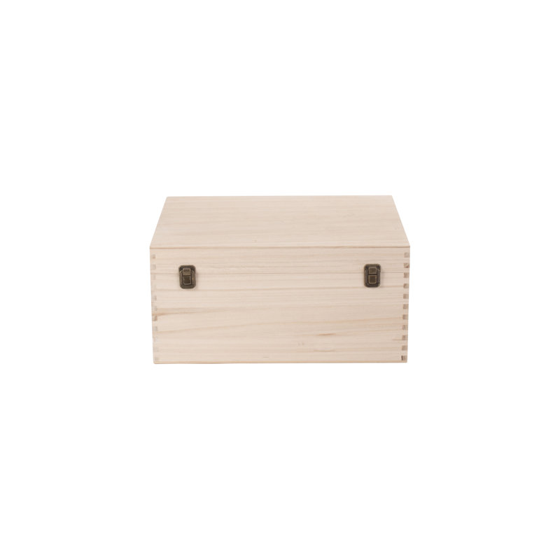Scheider Wooden Box, 18.5cm H x 40cm W x 31cm D