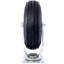 Roue pivotante pneumatique de 10 pouces, pneu 3.50-4, noir, ensemble de 2 pièces avec moyeu en acier et axe de 5/8 po d'alésage