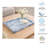 Decorative Tray | Bone Inlay Blue Tray | 18x14x2.5"-791176294-770938774