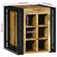 Solid Wood Open Shelving Wine Bottle Rack-1074417517