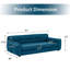 Canapé pour chien 51 po bleu-1001406076