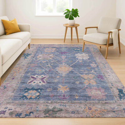 Premium Machine Washable Mayfield Global Rug