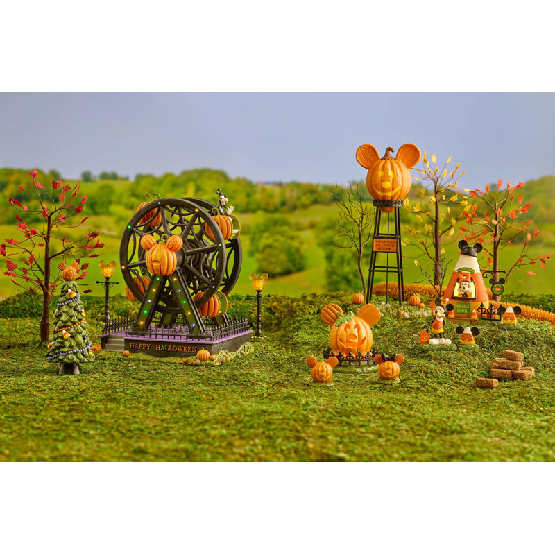 Figurine Disney Village Pumpkintown Manor Tree