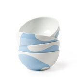 Colorblock Porcelain Cereal Bowl
