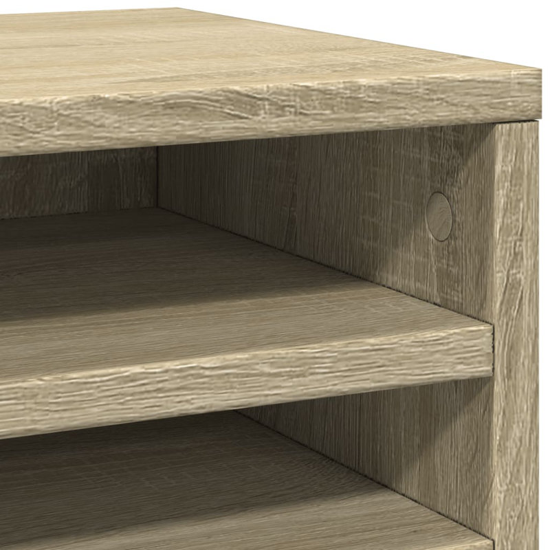  Desk Organiser 36X26x29.5 Cm Engineered Wood, Sonoma Oak