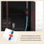 Grand aquarium sur pied 59,06 "avec filtration par le bas-381710424