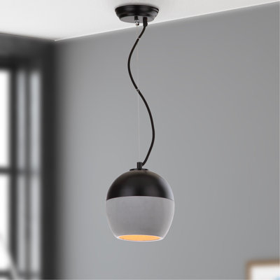 Luminaire sphère suspendu 1 lumières simple Driskill