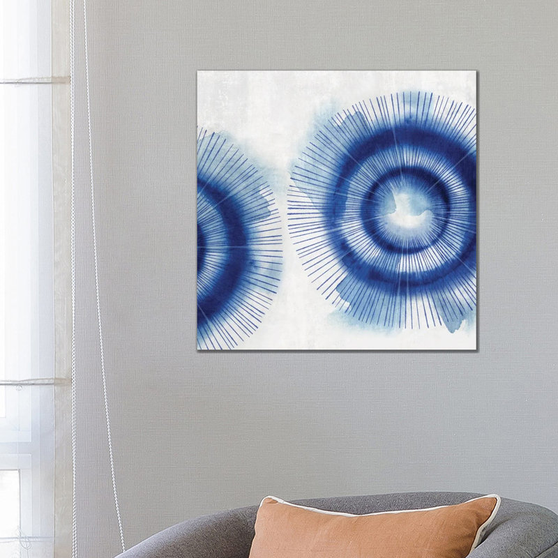 In The Blues II by Eva Watts - Wrapped Canvas Print, 66.04 cm H x 66.04 cm W x 3.175 cm D