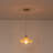 Elegant 10" Single-Light Scalloped Petal Glass Pendant-1001525543