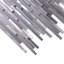 Waterfall Linear Glass And Metal Mosaic Tile-61209338