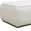 Confortable repose-pieds beige granuleux de 52 pouces au look distinctif du tissu texturé, polyvalent comme siège ou siège relaxant, confortable et solide pour la décoration intérieure en pouces, design, fonction, siège, construction