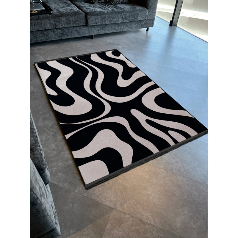 Tapis rectangulaire Bhuwan, Rectangle 2 pi 8 po x 5 pi
