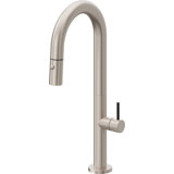Pull-Down Prep/Bar Faucet With Button Sprayer
