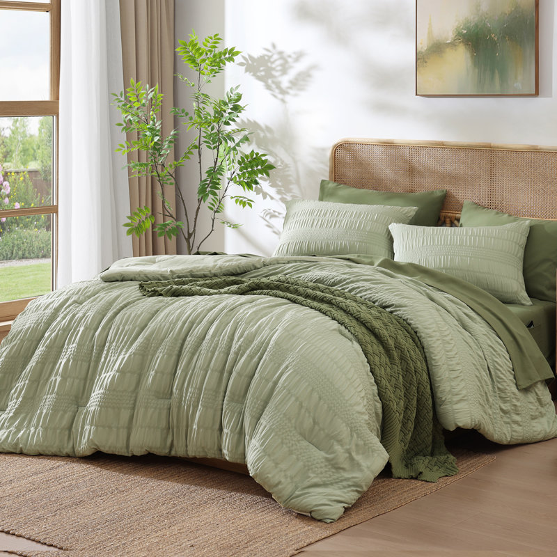 Ensemble d'édredon, lit dans un sac souple toutes saisons, ensembles de literie avec édredon, drap plat, drap-housse, taies décoratives, taies d'oreiller