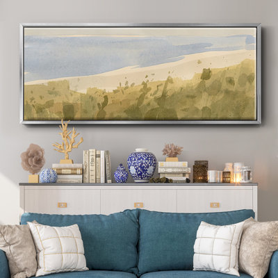 Brushy Coast II- Framed Canvas