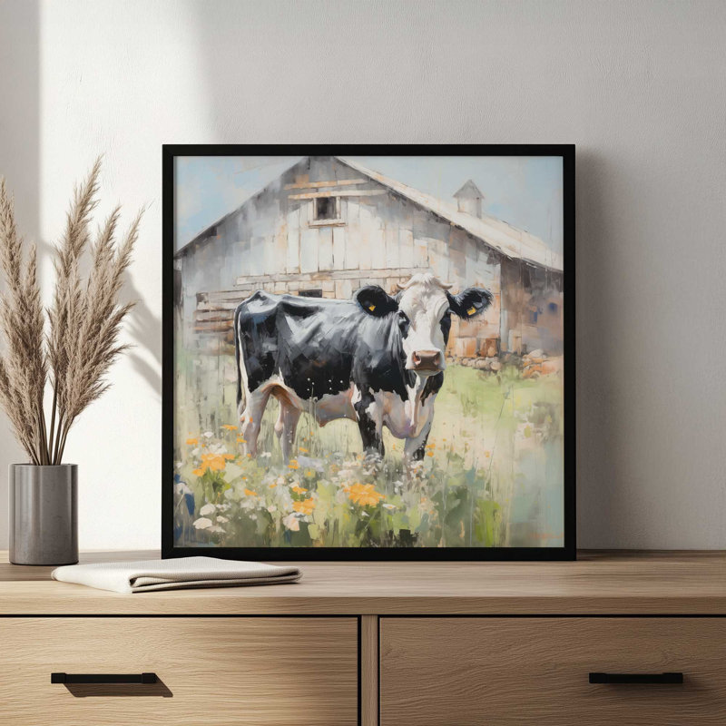 Brightside Farm by Heidi Kuntz Art Print, L 12 po x H 12 po, Érable, Impression encadrée