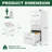 metal frame File Cabinet with 3 Drawers and Lock-489653868