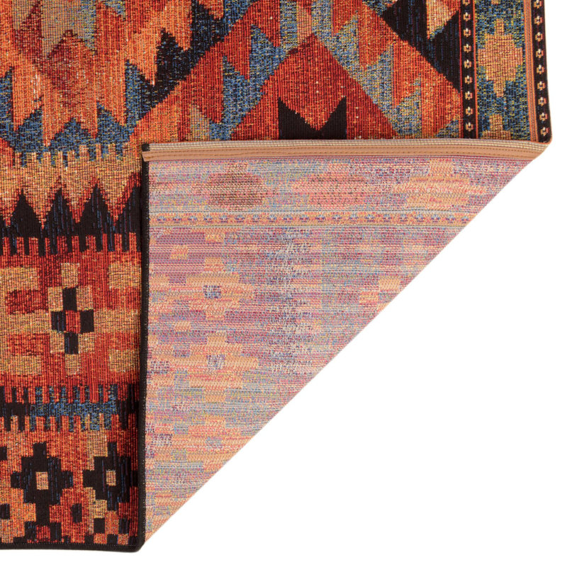 Lidio Washable Geometric Indoor / Outdoor Rug, Rectangle 7'10" x 10'