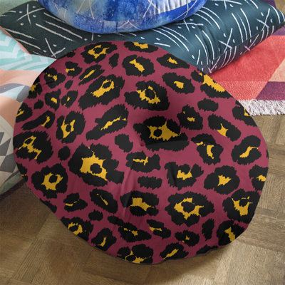 Housse et insert de coussin touffeté rond