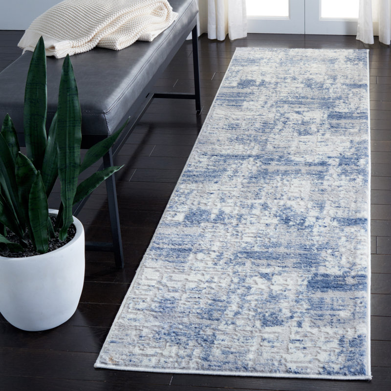 Zyaire 700 Performance Abstract Rug, Runner 2'2" x 6'