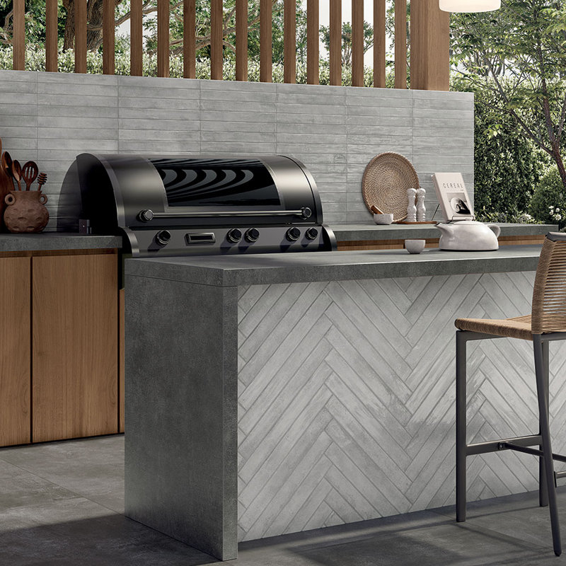 Trace 2X18 Light Grey, Gray