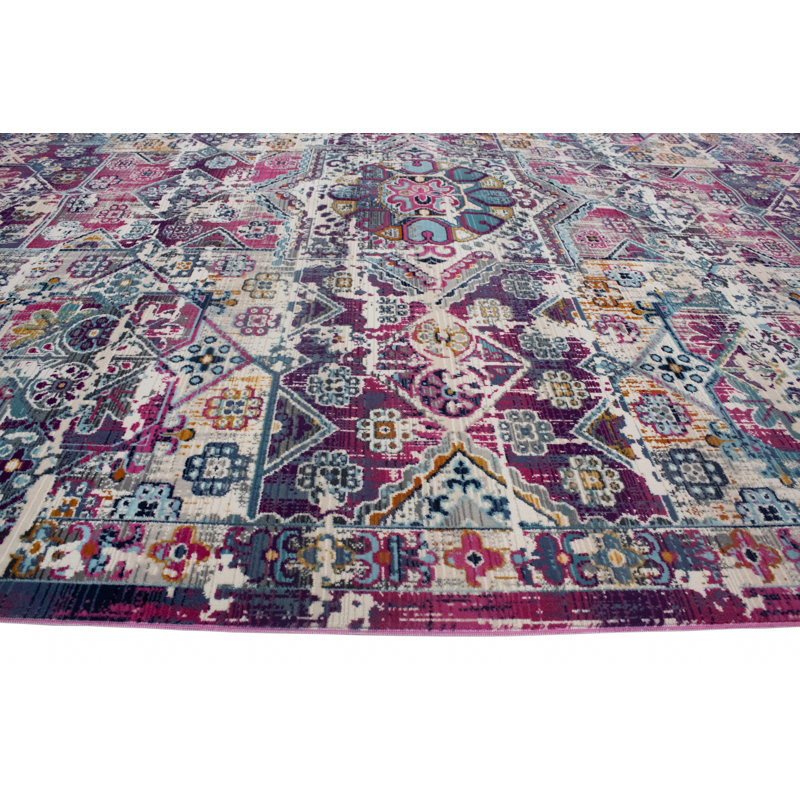 Lucha Geometric Indoor Rug, Runner 2' x 5'9"
