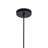 Djordi 1 - Light Transparent Black Jar Pendant