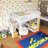 Wood Frame Full Size Loft Bed With Storage Staircase,Desk And Two Built-In Drawers-219129799