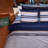 Lacoste Micro Logo Cotton Full/Queen 3-Piece Navy Comforter Set-127368449-112777877